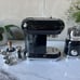 LOT SMEG 50's Retro Style Aesthetic Espresso Coffee Machine & Milk Frother