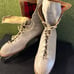 Vtg Women's Basco Ice Skates w/ box (size 8) Sheffield Steel Made In Gt Britain