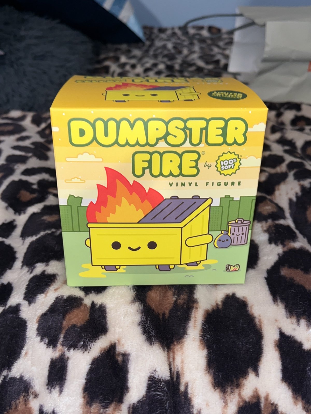 Dumpster Fire Not-So-Mellow Yellow Limited Edition Vinyl Figure