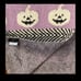 Spooky Night Pumpkins, Skulls, Bats Fair Isle Knit Jacquard Oversized Throw NWT