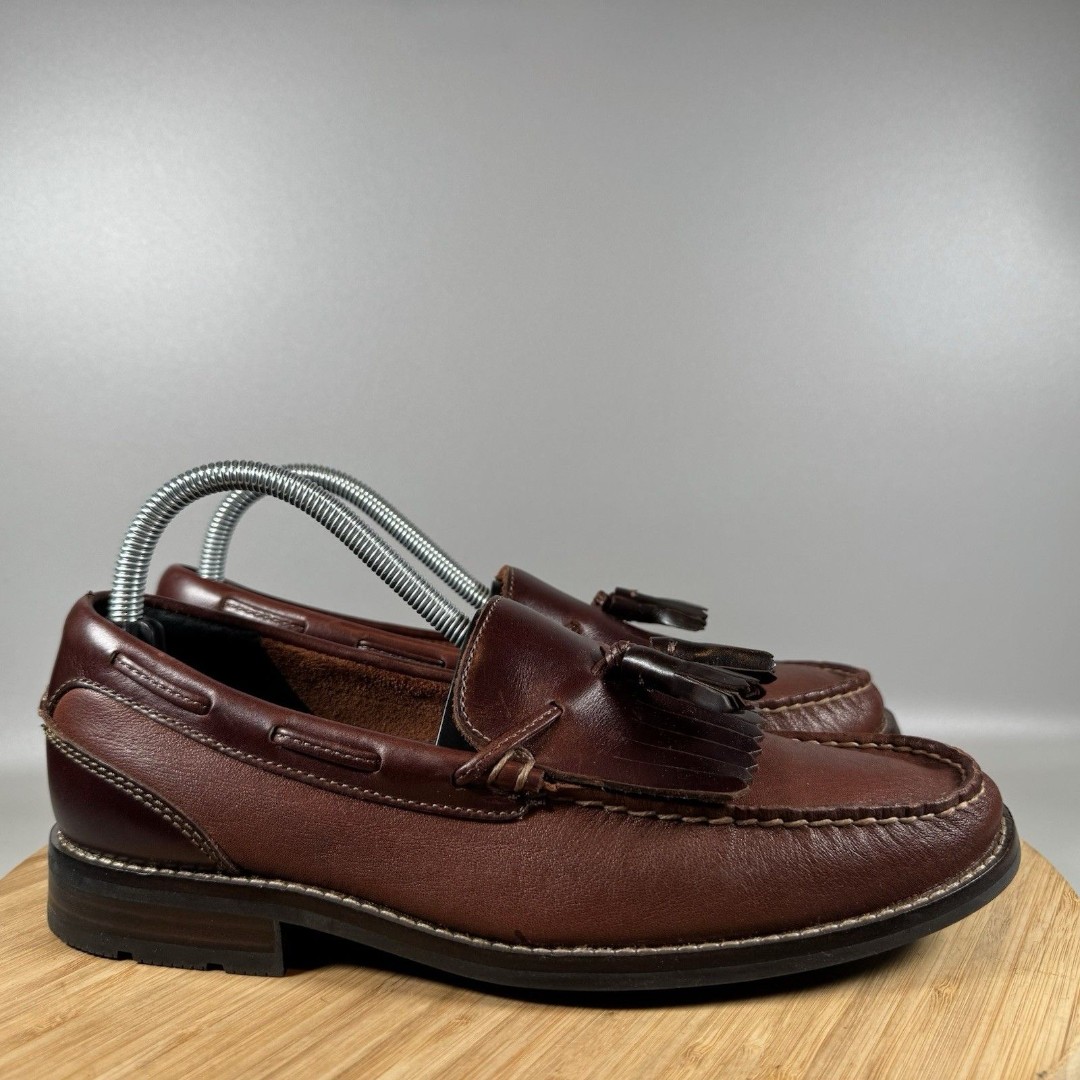 Sperry Top-Sider Tassel Loafer Mens 7.5 M Brown Leather Slip On Casual