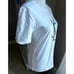 NWT vintage Yves Saint Laurent YSL white logo t-shirt size Small