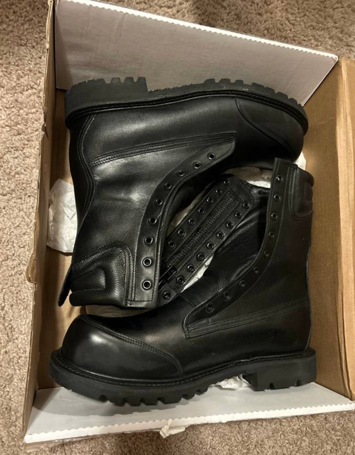 BRAND NEW - FFB 401AC - 8 10.5 D STRUCTURAL TOE CAP FIREFIGHTER BOOTS