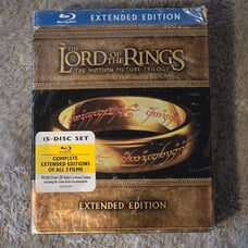 The Lord of the Rings: The Motion Picture Trilogy BluRay Extended 15 Disc Set