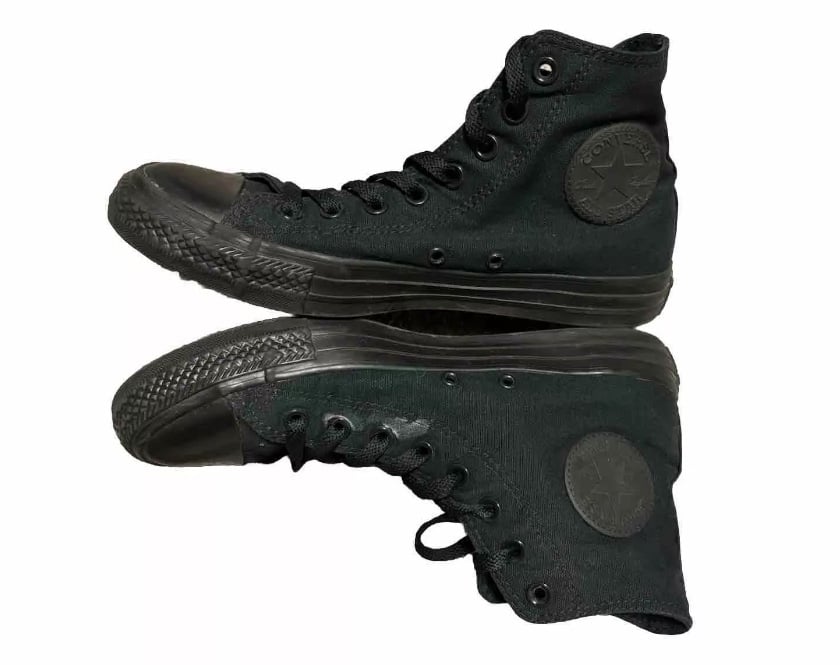 black Converse high top