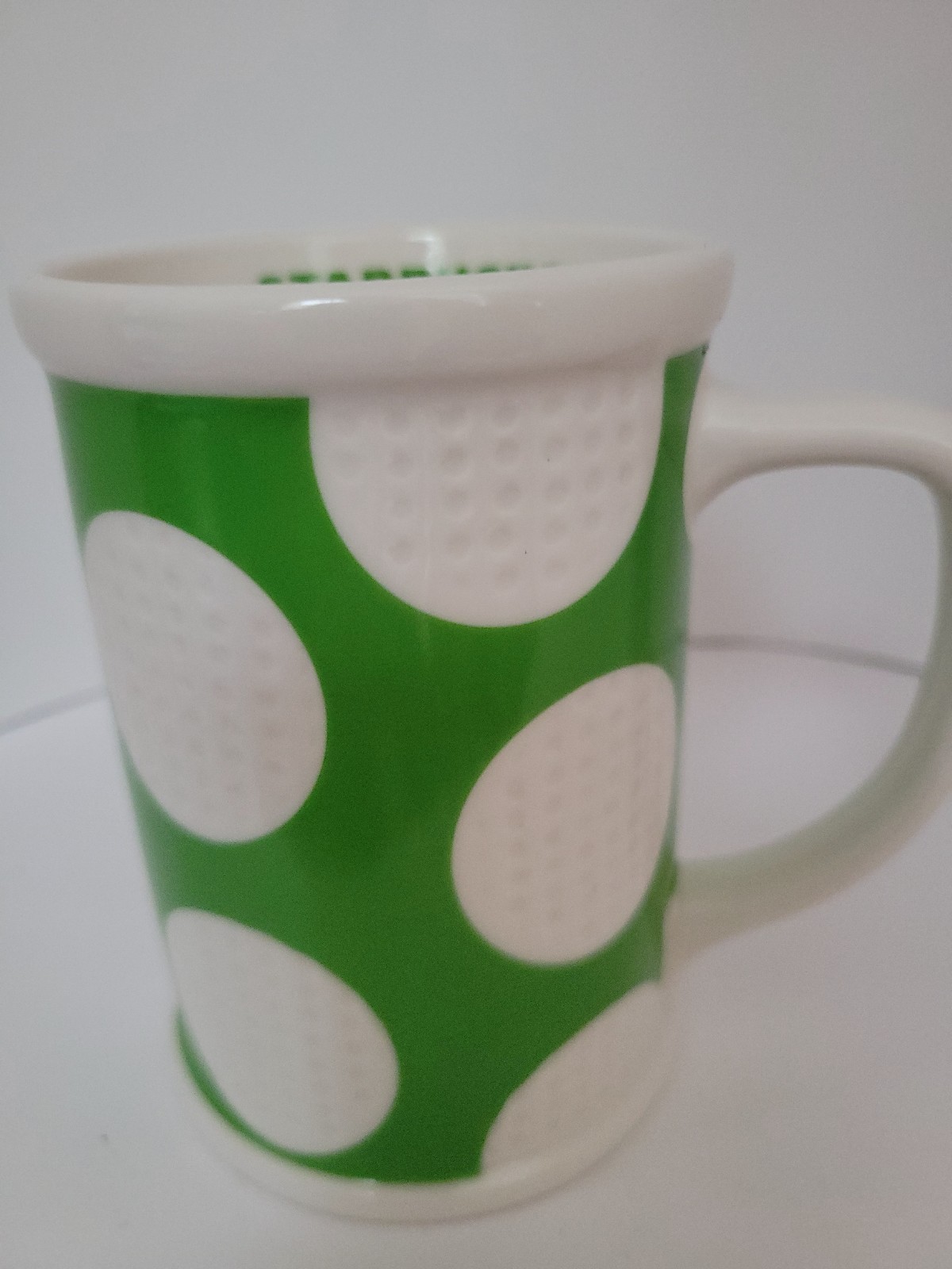 Starbucks Mug - Golf Balls with Dimpled Finish - 2006 16 oz.