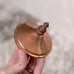 Vintage Handmade in Portugal Copper Coffee Tea Pot Farmhouse Country Kitchen