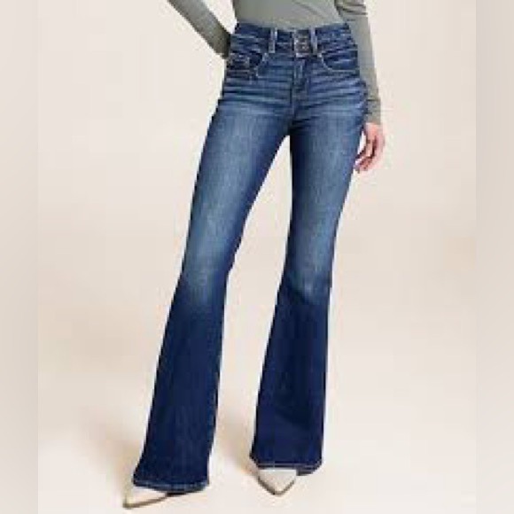 BKE Gabby curvy fit high rise flare jeans size 27