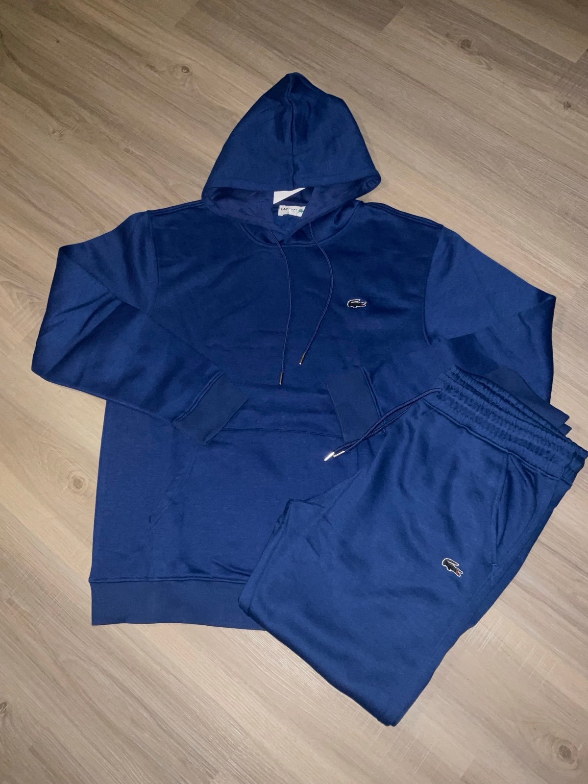 Lacoste Men’s Sweatsuit-ROYAL BLUE-2XL