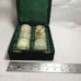 Marbled Onyx: Candlesticks, Cups In Box, Espresso Pot and Coasters Please Read