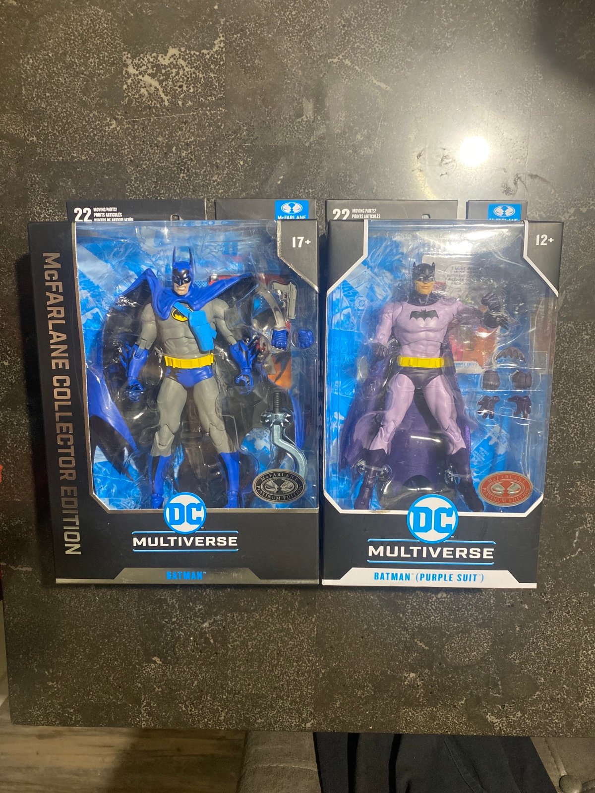 DC Multiverse BATMAN’S Purple Suit #241 Red McFarlane Platinum Chase 7 lot