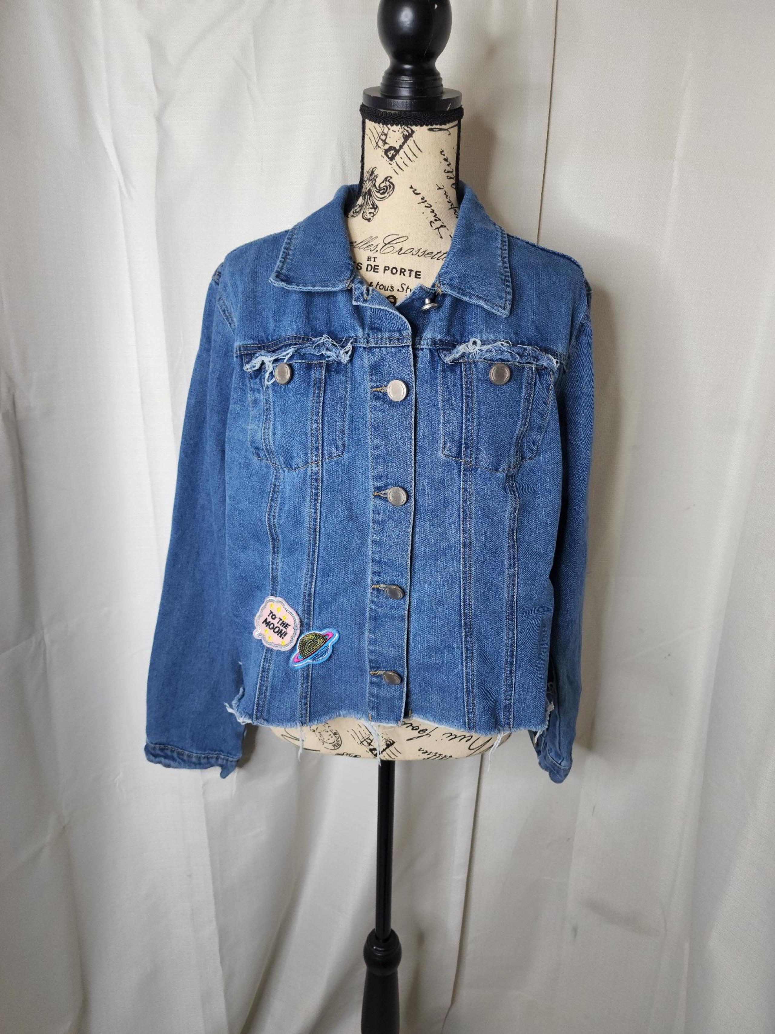 Ashley Stewart Jean Jacket
