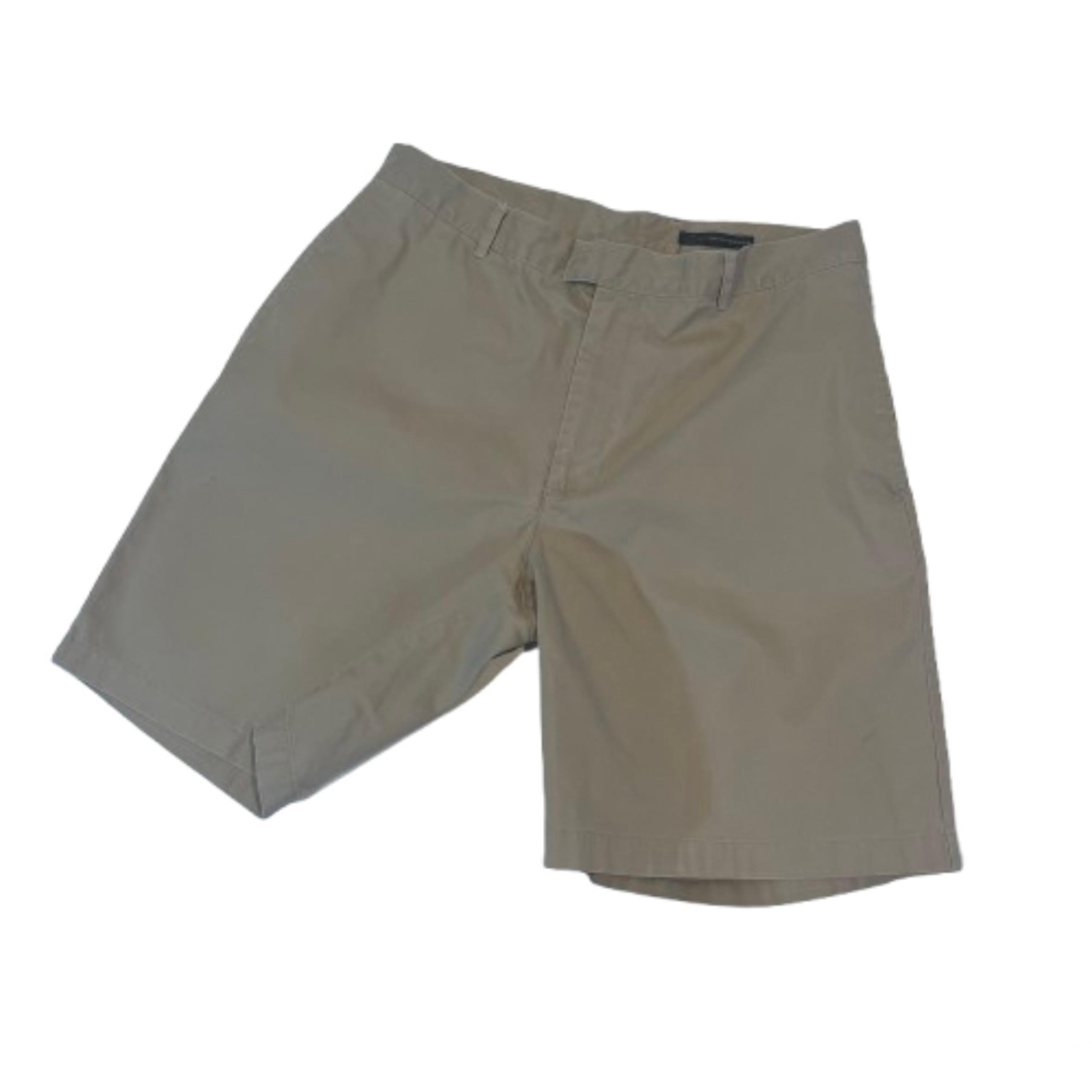 Greg Norman Golf Shorts Men's 36 Beige Casual Preppy 10" Flat Front Chino