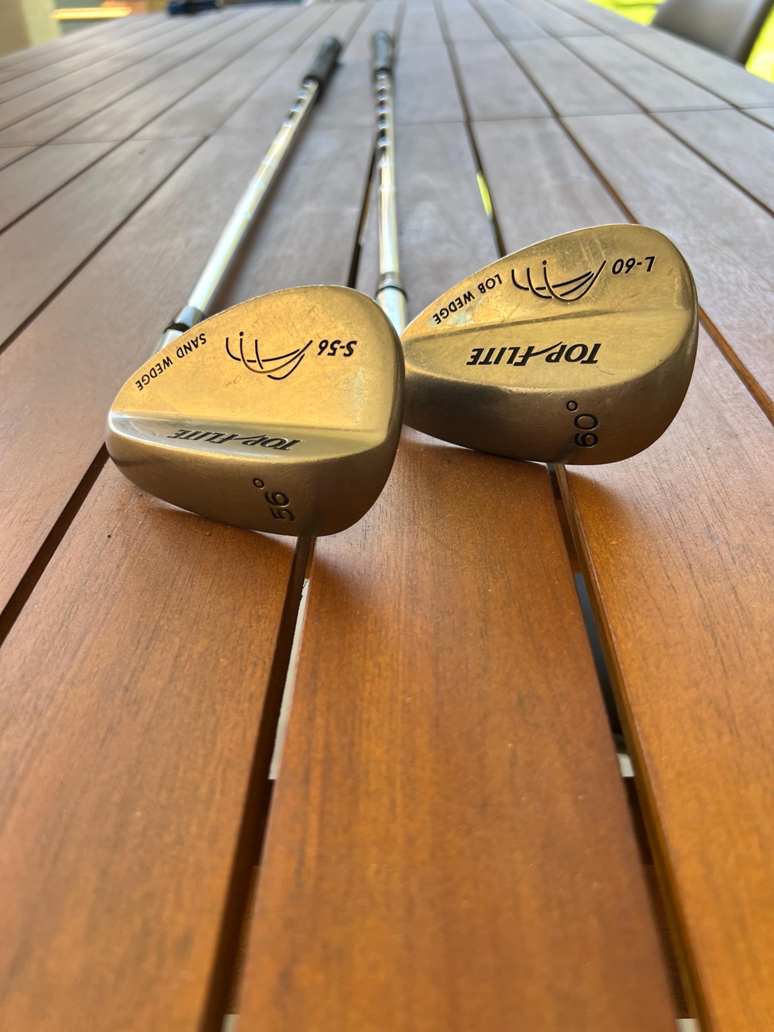Top Flite Lot Sand-56 Sand Wedge 56° + 60° Lob Wedge L-60 Steel Shaft RH