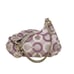 Coach Maggie FF19844 Purple and Cream Sateen Shoulder Bag