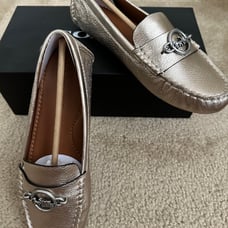 New in Box COACH Margot Loafer Champagne Sz 7.5