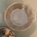 Fire-King Gold Speckled 2qt Casserole with Lid