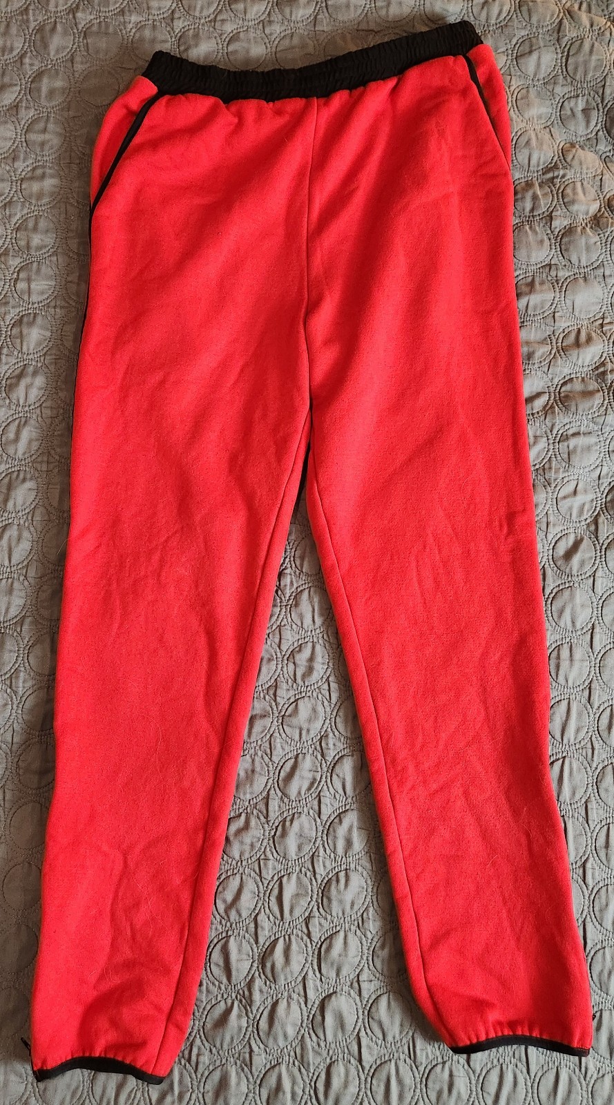 North Face vintage red mens sweatpants large