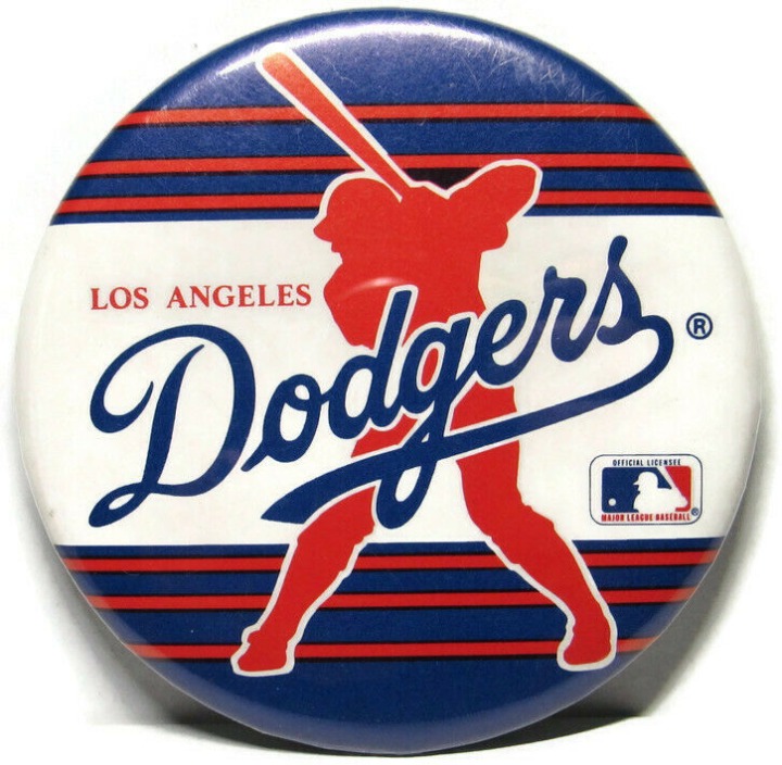VTG Pinback Los Angeles Dodgers Large