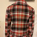 Kensie size M plaid print coat lined belted double breasted peacoat