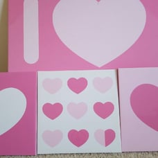 Girl's room wall decor