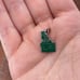 Vintage Wells 925 Sterling Silver Cloisonné Idaho State Map Pendant Charm