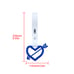 BRAND NEW 2PCS ARROW LOVE HEART BLUE JDM TSURIKAWA RING WHITE Handle Strap Drift
