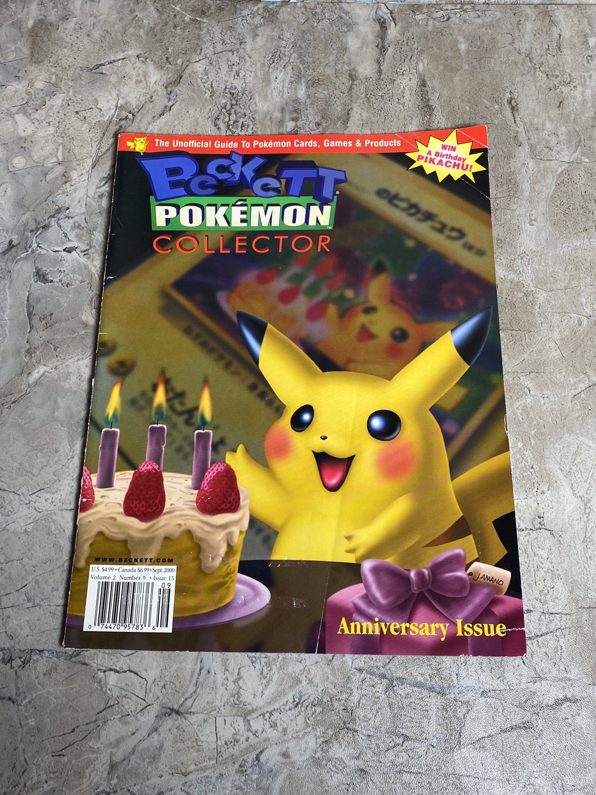 Beckett Pokemon Collector 2000 Aniversary Issue Magazine