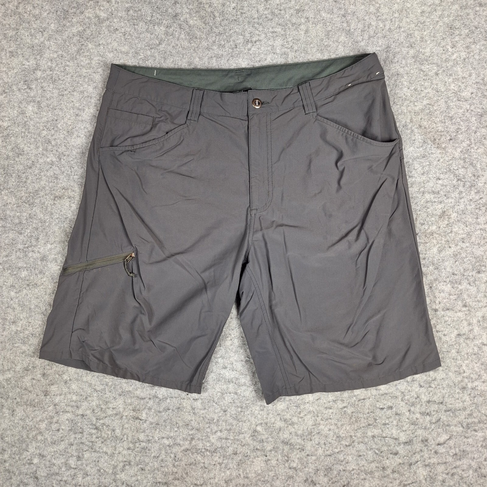 Patagonia Tech Performance Lightweight Outdoors Chino Short Mens 38x10 Gray