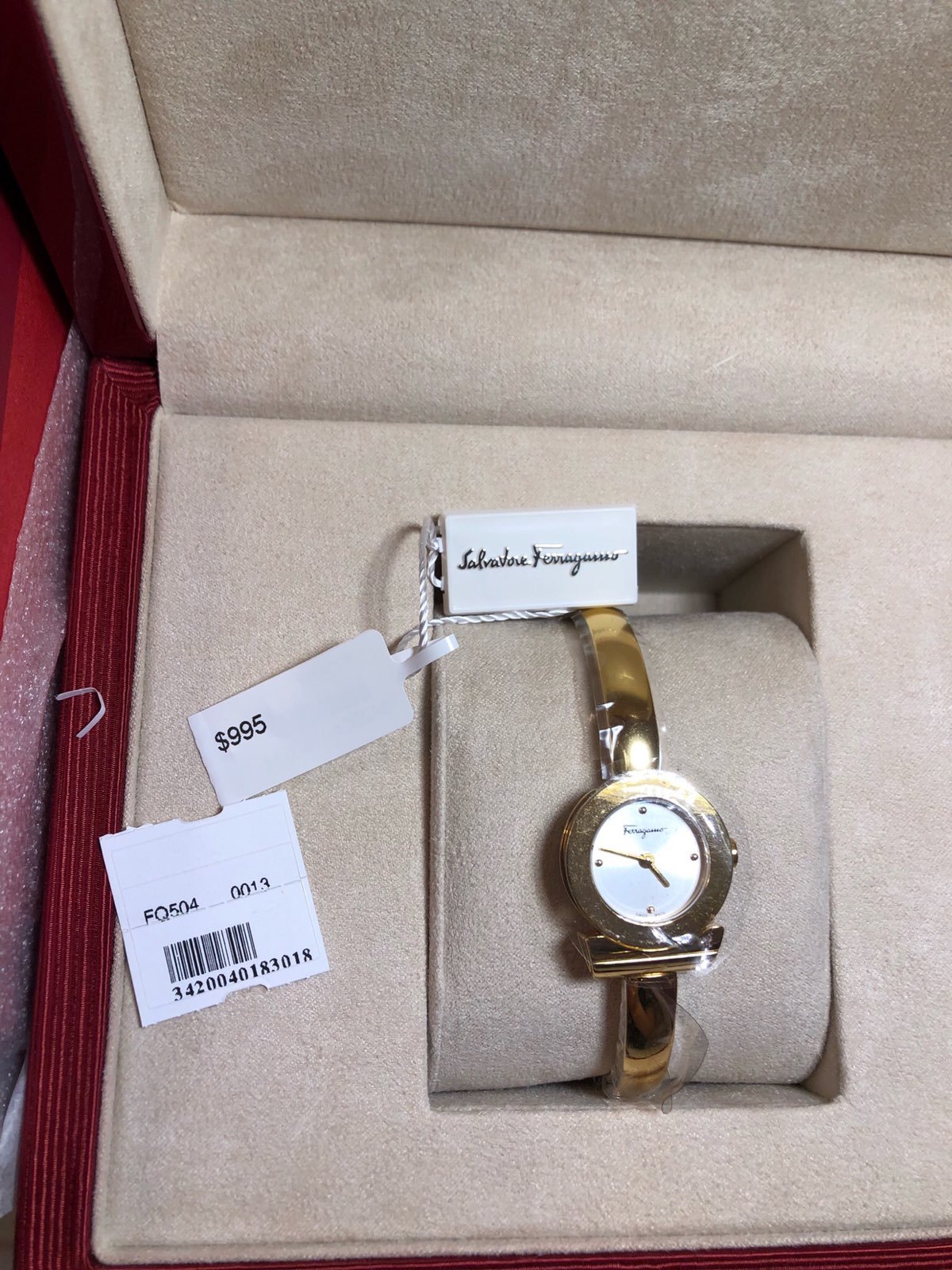New authentic salvatore ferragamo watch