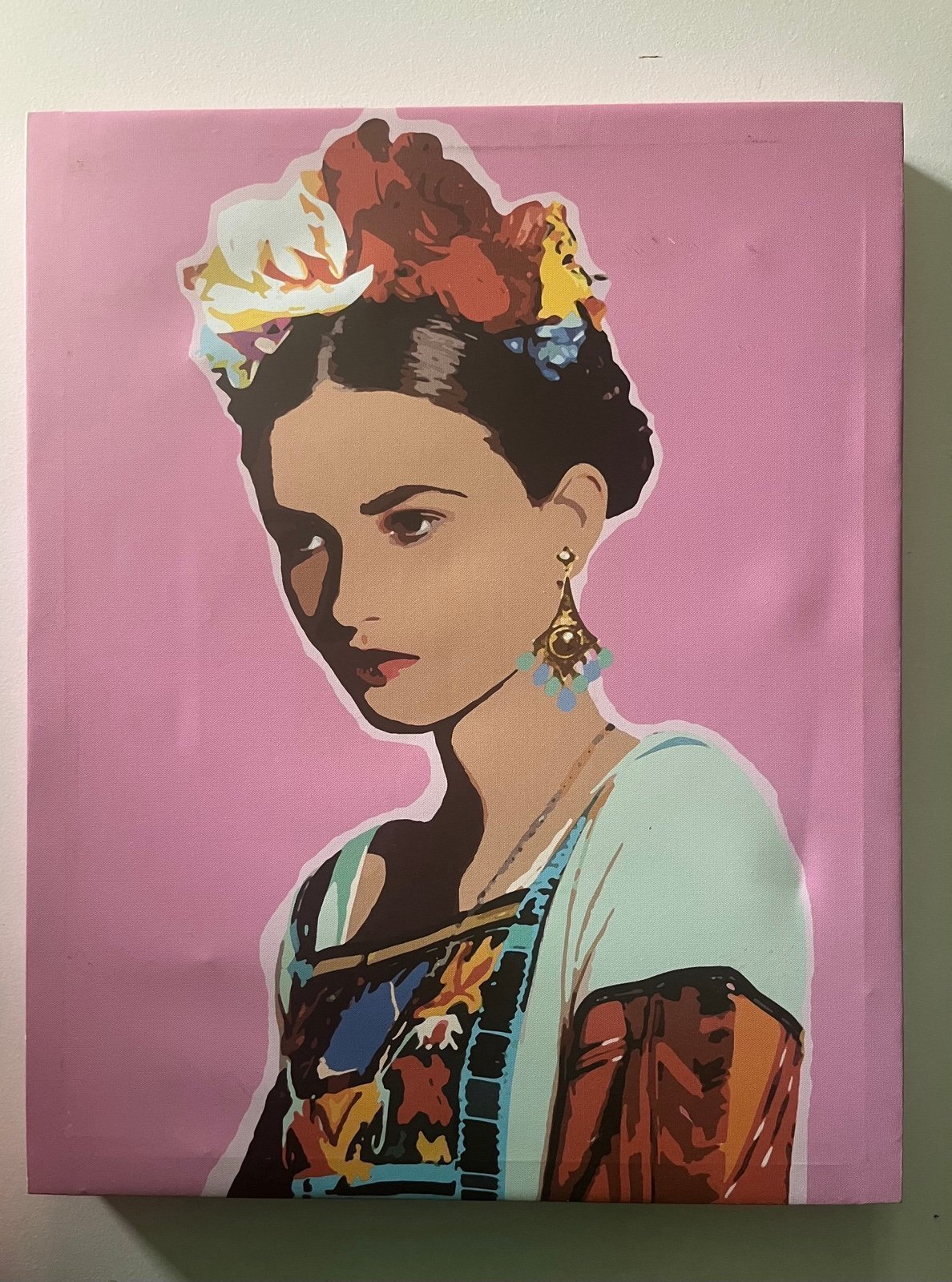 FRIDA KAHLO LARGE POPART CANVAS