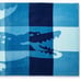 (2) NWT Lacoste Gorgeous Blue Ombre Blocks Logo 100% Cotton 72”x36” Beach Towels