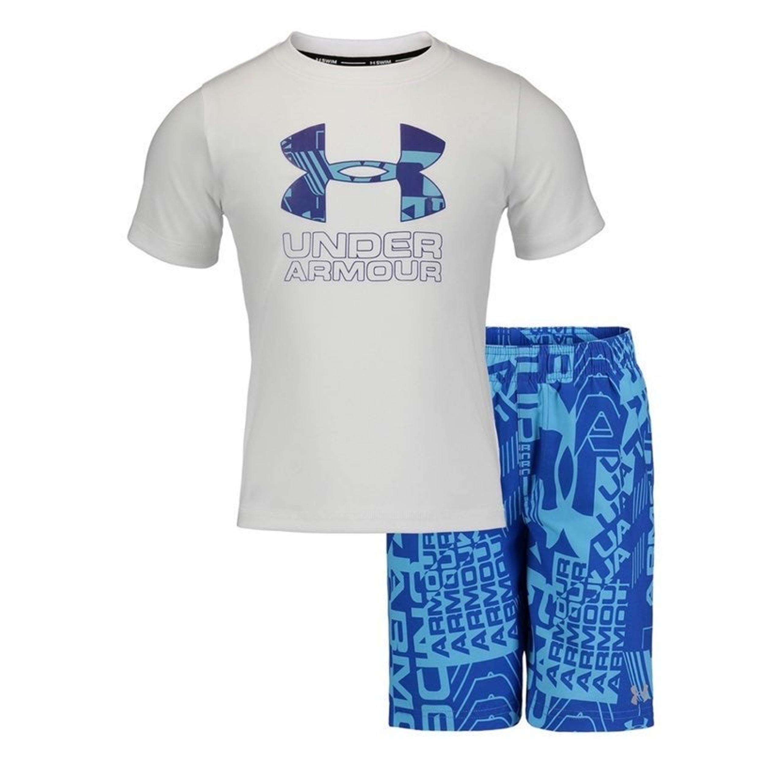 Under Armour Rash Guard & Swim Trunks 2T