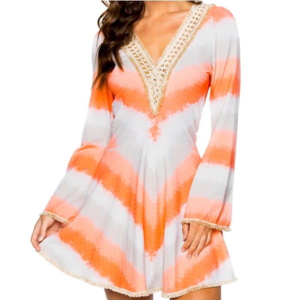 Luli fama deep plung dress
