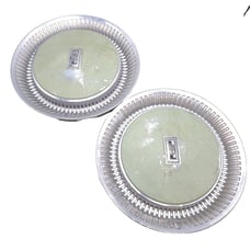 Oldsmobile Cutlass 1974-76 OEM 15 Wheel Hub Caps Olivine - Set of 2