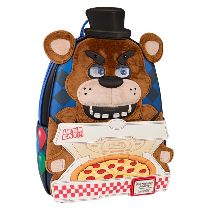 ⚡️⚡Five Nights at Freddy's Freddy Fazbear Plush Cosplay Lenticular Mini Backpack