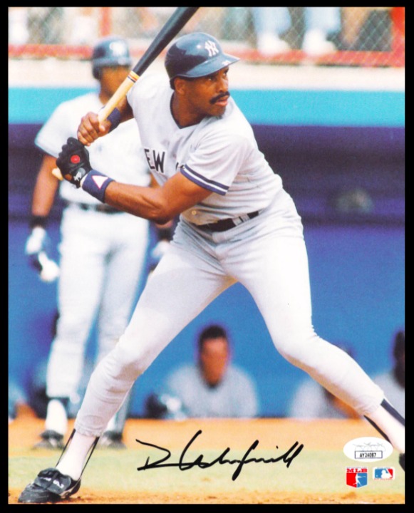 Dave Winfield New York New York Yankees and Hall of Famer Signed 8x10 Photo-JSA
