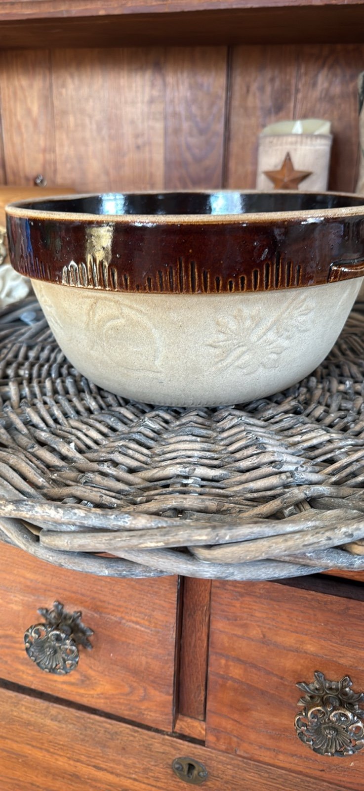 Vintage stoneware bowl