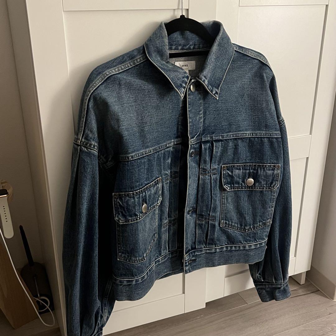 ジャケット・アウター HYKE BALOON SLEEVE DENIM JACKET TYPE2 BALLOON SLEEVE DENIM JACKET / TYPE2 – HYKE ONLINE STORE