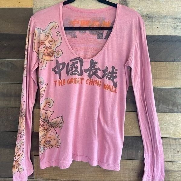 The Great China Wall JAP-AM Koi Fish Long Sleeve T