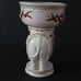 1960's Vintage Ceramic White Elephant Planter | 10.5