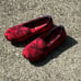 Rothy's Kid's Red Camouflage Ballet Slip on shoes K4 Rare Color