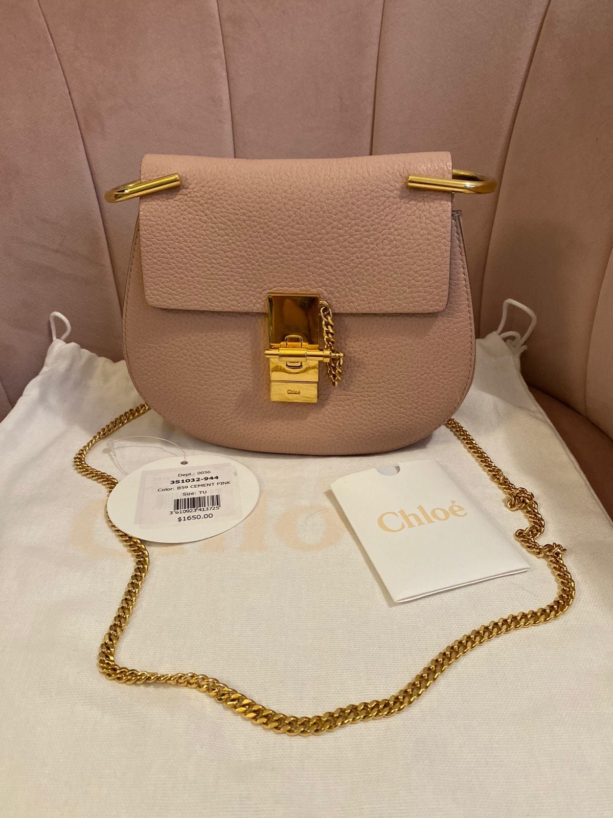 Chloe Drew Cement Pink - Size: TU