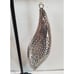 Silpada W2281 FREESTYLE Engraved Floral Leaf Sterling Silver Drop Earrings