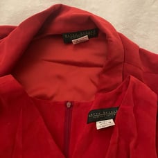 New with tags Harvé Benard Women's Red dress suit set