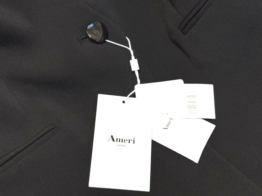 Ameri　WAVE COLLAR ANGULAR VEST Ameri（アメリ）の「WAVE COLLAR ANGULAR VEST（ベスト）」 - WEAR