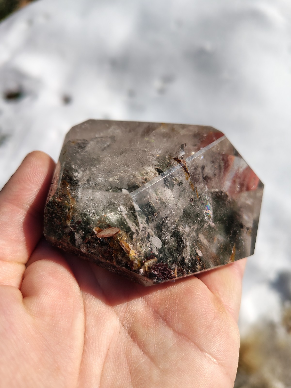 Garden quartz freeform