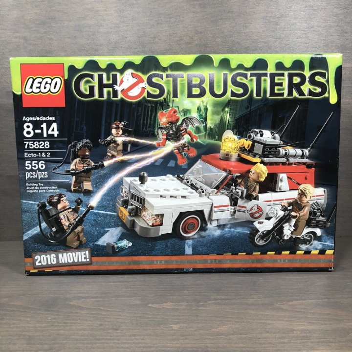 NEW LEGO Ghostbusters Ecto-1 & 2 2016 Movie Retired Set 75828