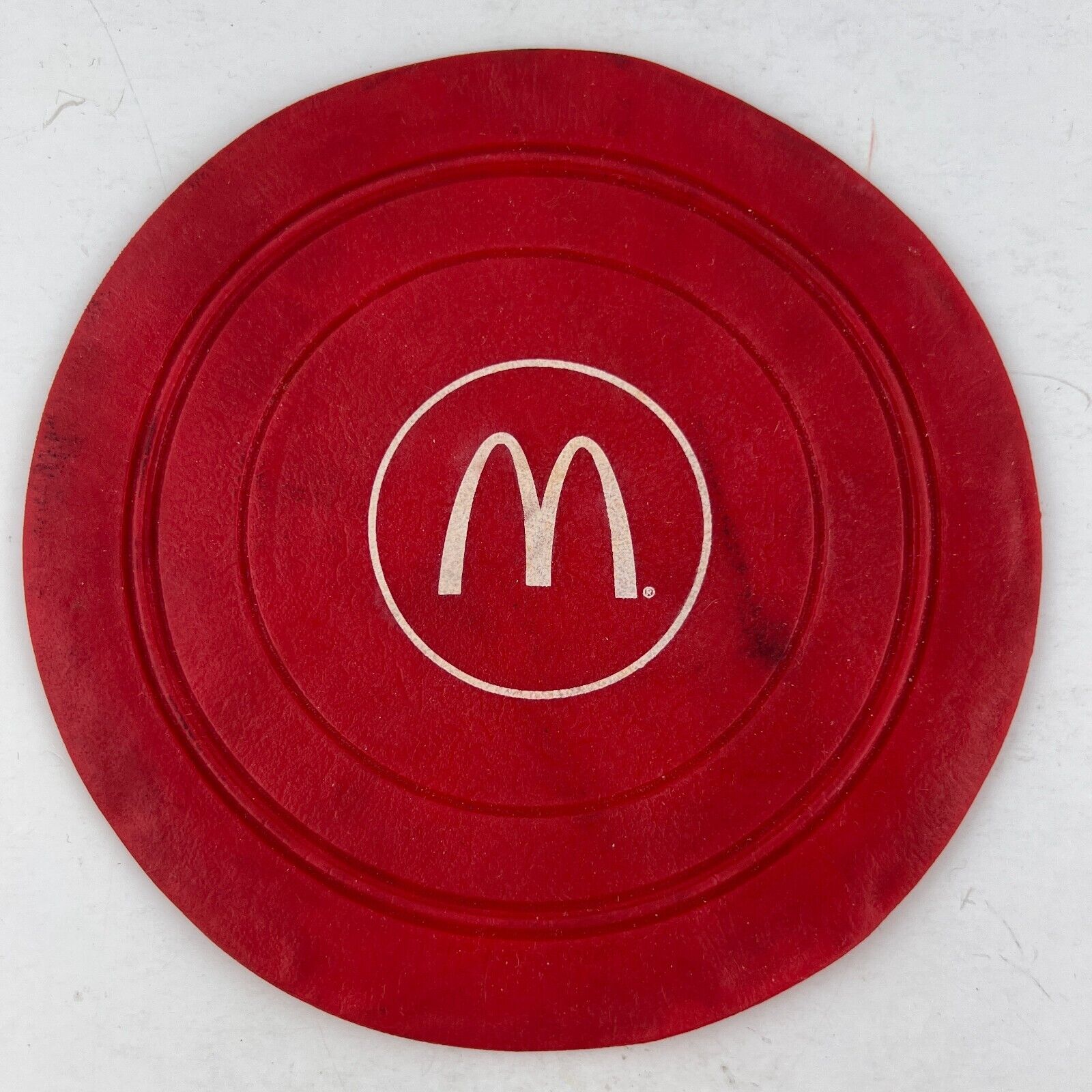McDonalds Logo Rubber Coaster/Holder Advertising Memorabilia