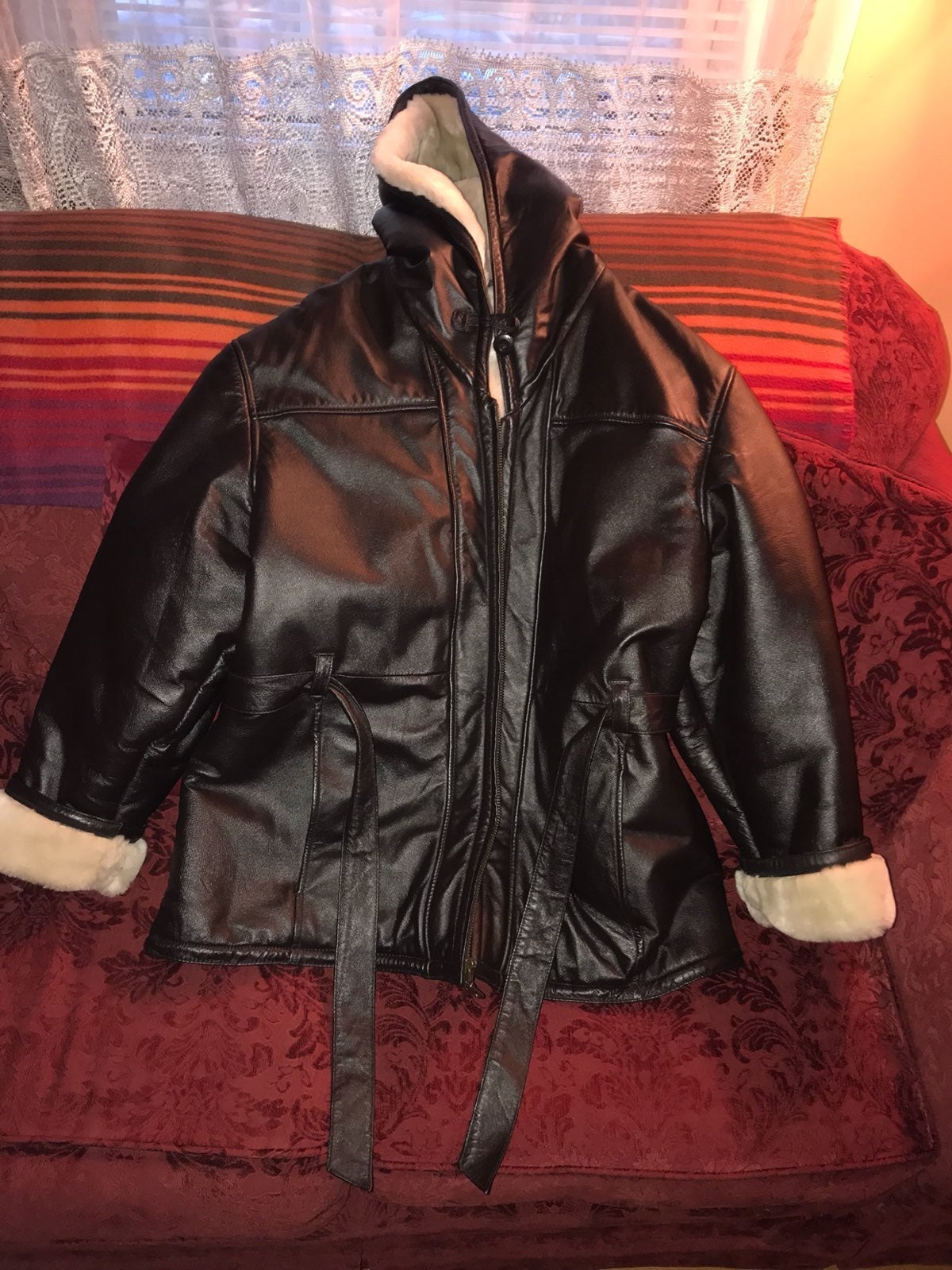 Men’s Wilson’s Fur Leather Coat